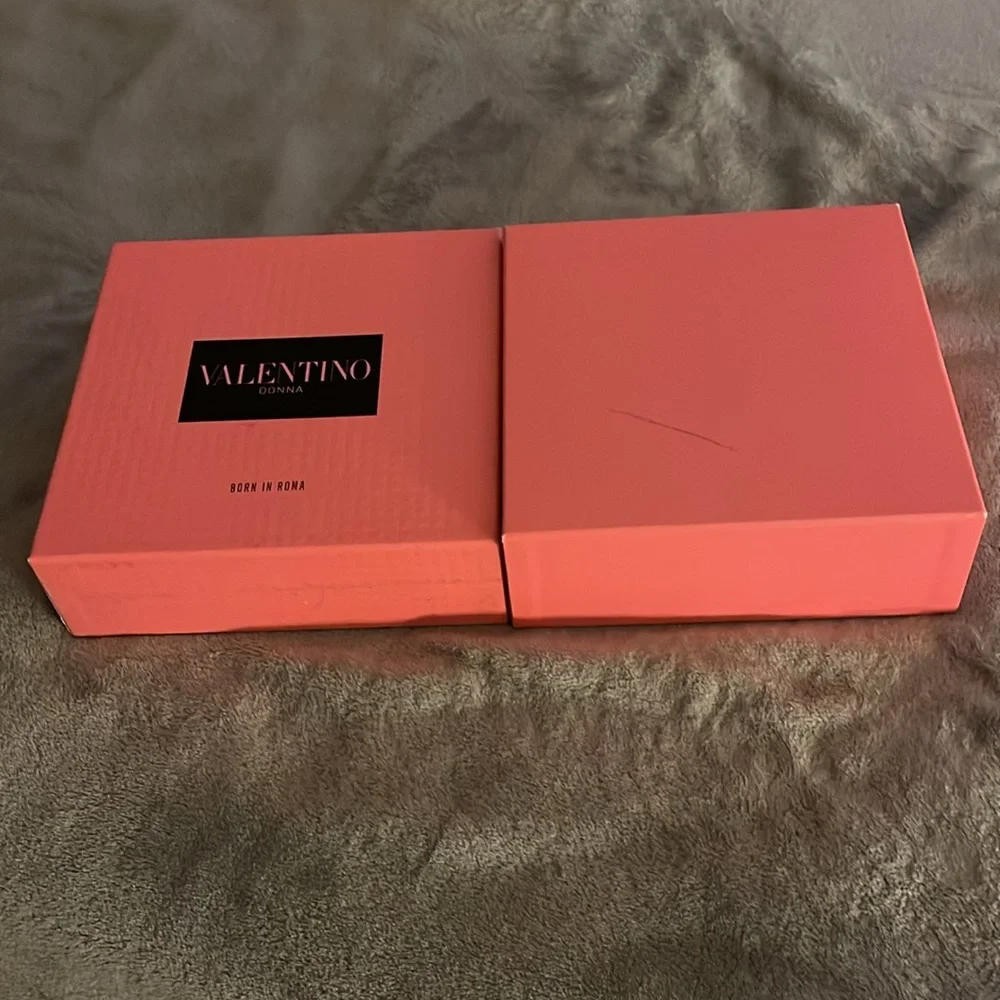 Valentino Chic Pink Box Organizer for Stylish Storage